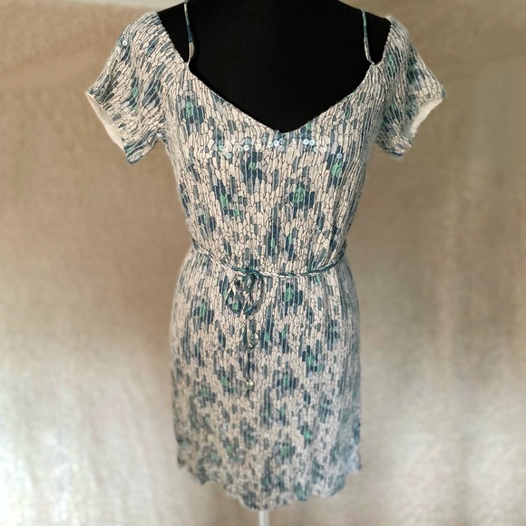 Off shoulder sequin dress by French Connection - Picture 2 of 10